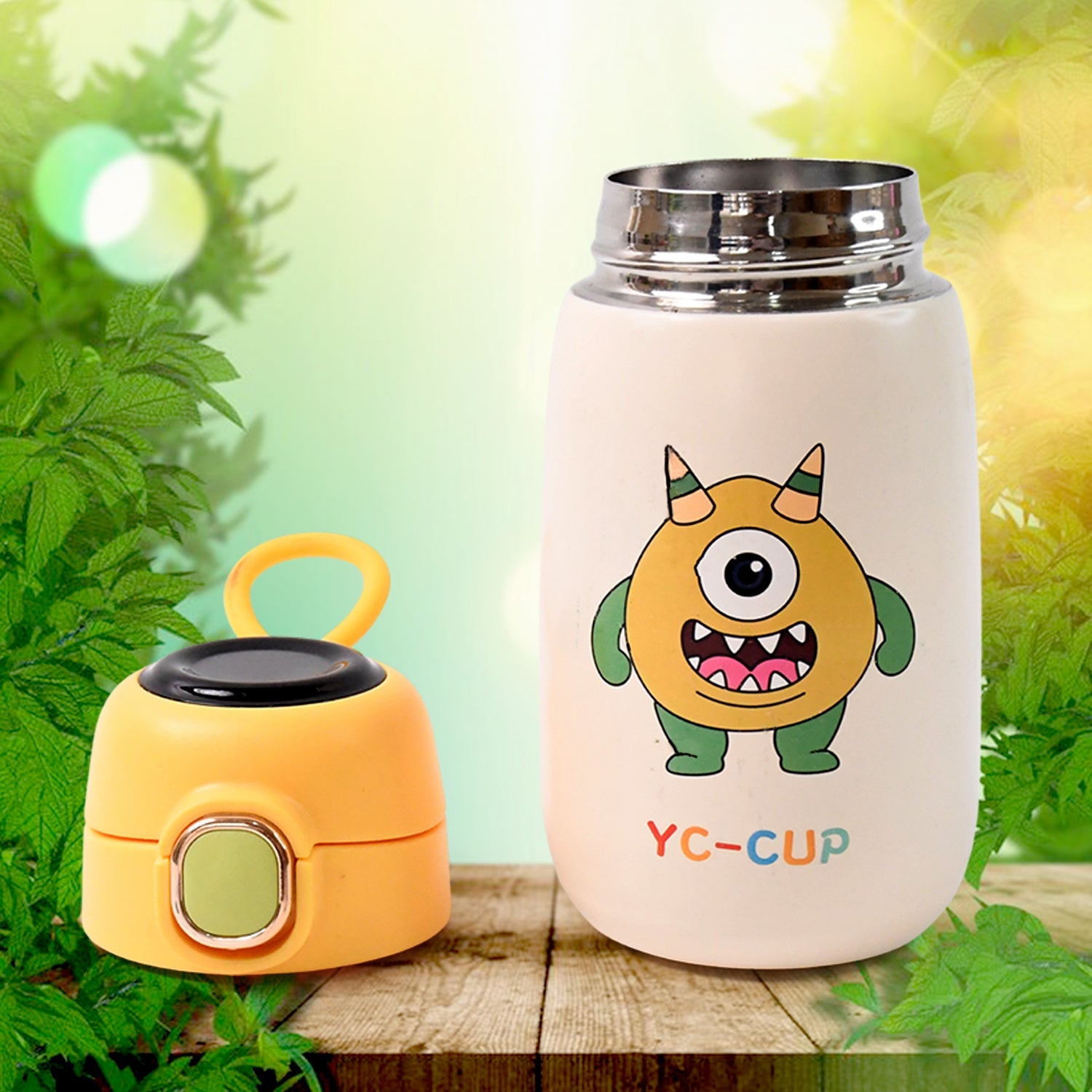 Stainless Steel Single Wall Insulated Flip Lid Kids Water Bottle (300 ML Approx) Stainless Steel Single Wall Insulated Flip Lid Kids Water Bottle (300 ML Approx)